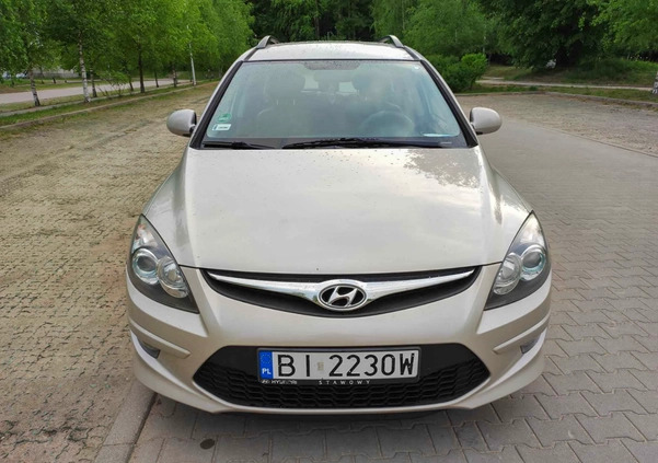 Hyundai I30 cena 22500 przebieg: 160000, rok produkcji 2011 z Białystok małe 121